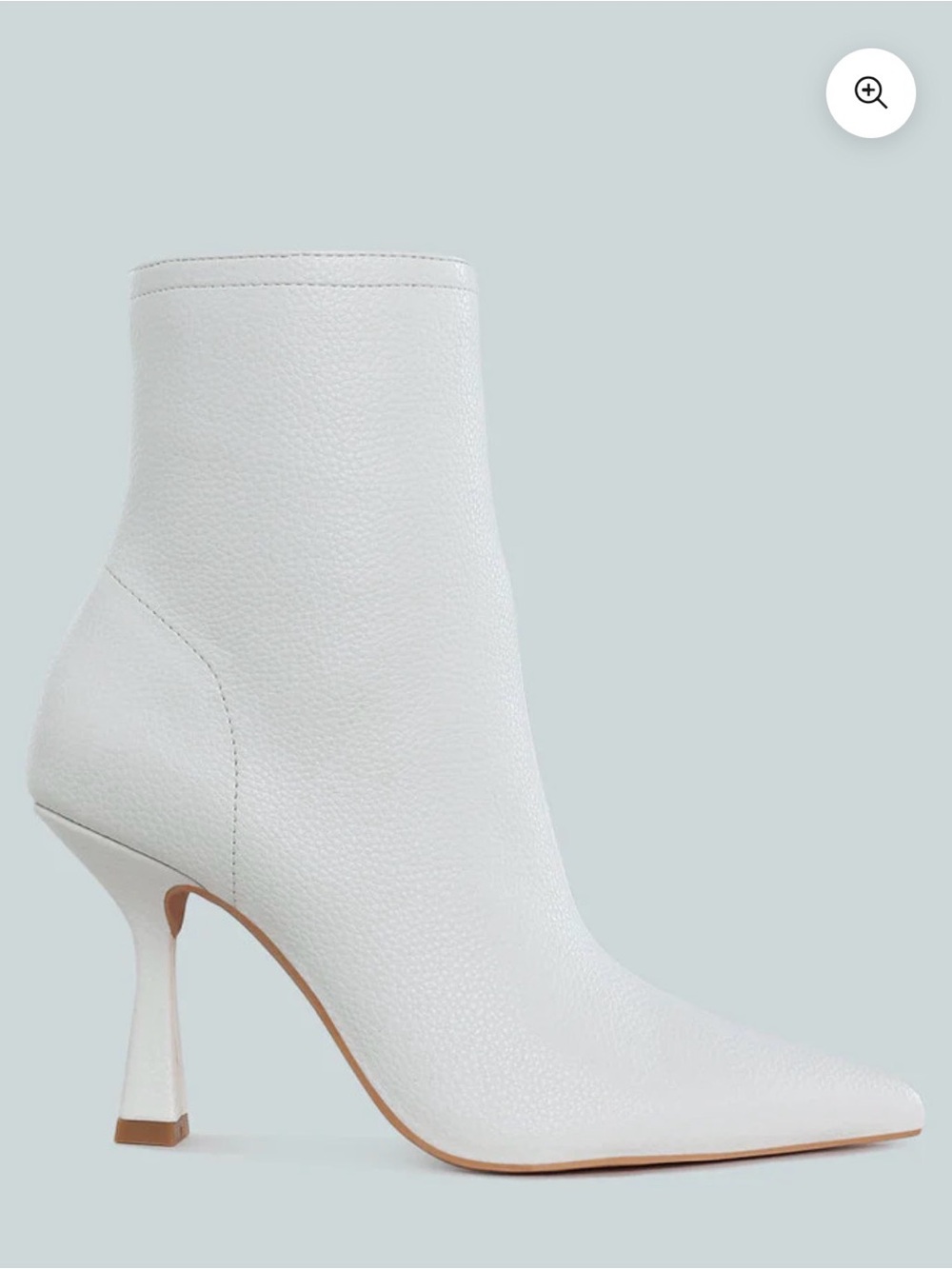 NWT - Rag & Co White Ankle Booties